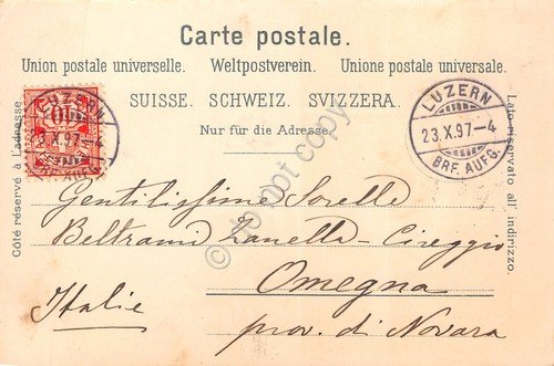 Cartolina Luzern gruss aus 1897 | Immagine Gallery 2