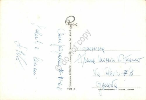 Cartolina Maccagno Lago Maggiore panorama 1963