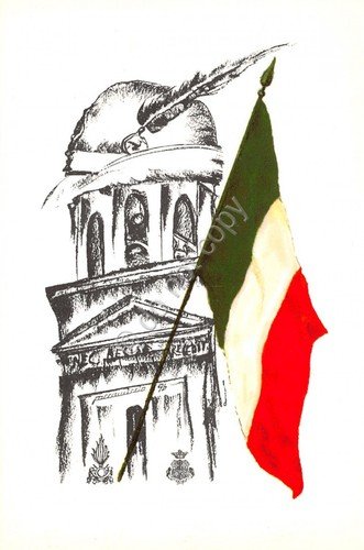 Cartolina Macerata Caserma Livio Cicale 10° Anniversario illustrata | Immagine principale