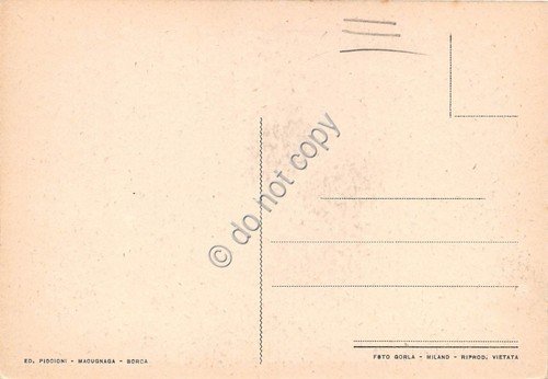 Cartolina Macugnaga Borca Frazione Isella