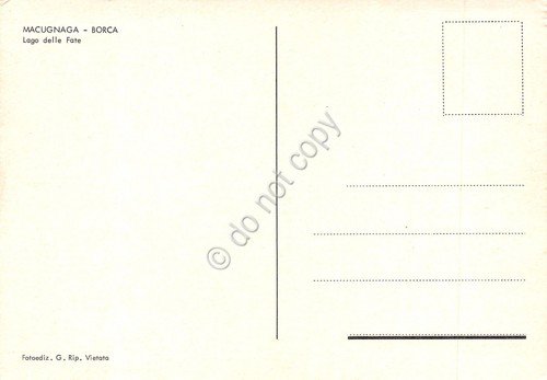 Cartolina Macugnaga Borca Lago delle Fate animata (Verbania) | Immagine Gallery 2