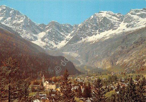 Cartolina Macugnaga Panorama Monte Rosa (Verbania) | Immagine principale