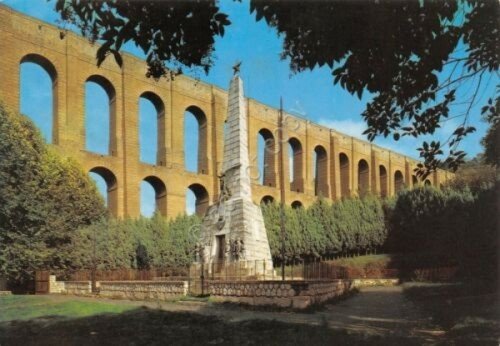 Cartolina Maddaloni Ponti Monumento ai Caduti 1991 tagliando Lines (Caserta)