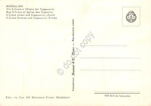 Cartolina Maddaloni Via S. Croce animata anni '90 | Immagine Gallery 2