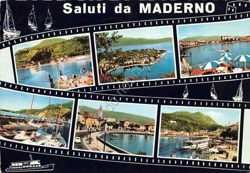 Cartolina Maderno - vedutine - 1975 (Brescia)