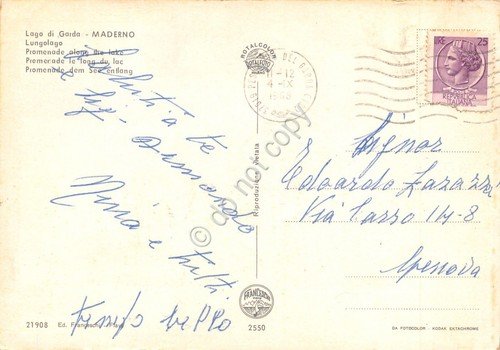 Cartolina Maderno Lungolago 1968 (Brescia) | Immagine Gallery 2