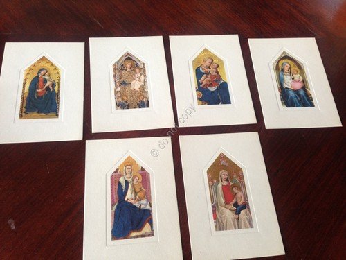 Cartolina Madonna col Bambino Illustrata Lotto di 6 cartoline NVG | Immagine principale