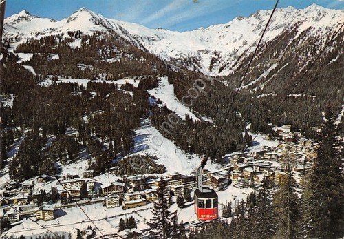 Cartolina Madonna di Campiglio Panorama e funivia Spinale 1984 | Immagine principale