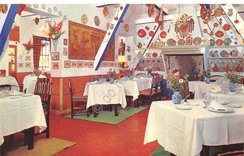 Cartolina Madrid La barraca Restaurant interior