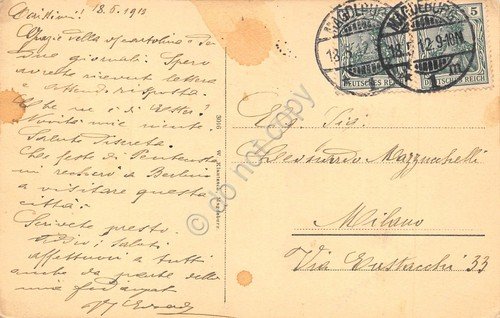 Cartolina Magdeburg panorama 1913 | Immagine Gallery 2