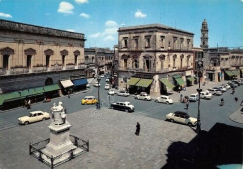 Cartolina Maglie Piazza Municipio 1971