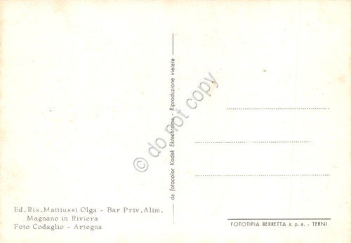 Cartolina Magnano in Riviera vedute varie paese Asili case strada … | Immagine Gallery 2