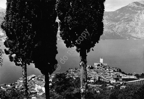 Cartolina Malcesine sul Garda panorama 1960 | Immagine principale