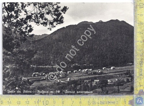 Cartolina Malesco - Panorama - 1958 (Novara)
