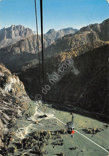 Cartolina Malga Ciapela da Funivia Marmolada verso Sasso Bianco 1972 …