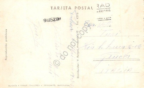 Cartolina Mallorca Vista general del Puerto 1952 | Immagine Gallery 2