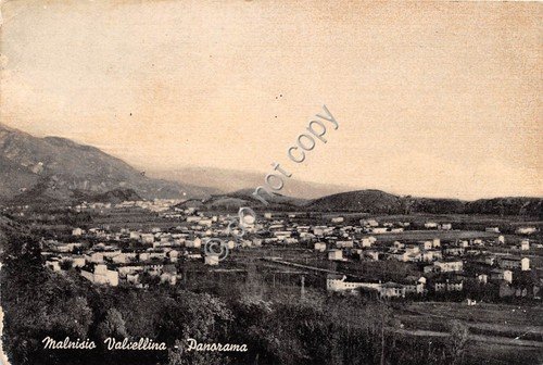 Cartolina Malnisio Valcellina Panorama