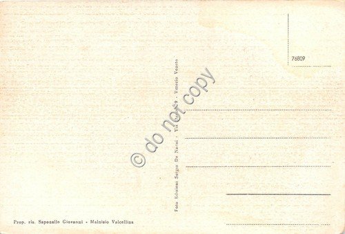 Cartolina Malnisio Valcellina Panorama