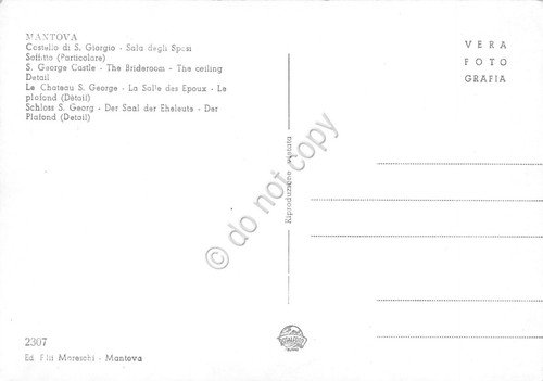 Cartolina Mantova Castello S. Giorgio Sala degli Sposi Soffitto | Immagine Gallery 2