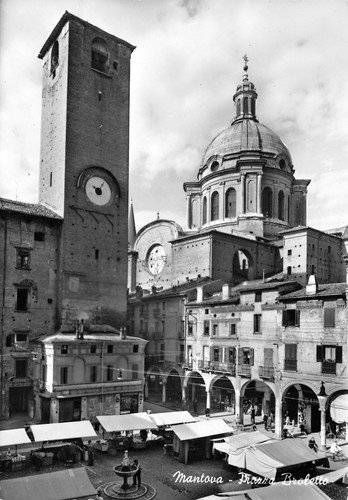 Cartolina Mantova Piazza Broletto | Immagine principale