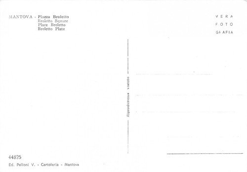 Cartolina Mantova Piazza Broletto | Immagine Gallery 2