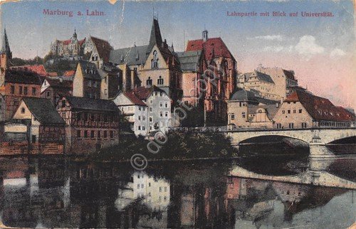 Cartolina Marburg a. Lahn 1928 ??