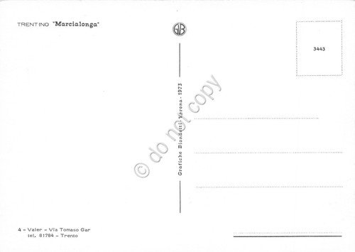 Cartolina Marcialonga di Fassa e Fiemme vedute varie animata anni …