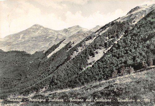 Cartolina Maresca Montagna Pistoiese Fontana del cacciatore Uccelliera macchiat | Immagine Gallery 1