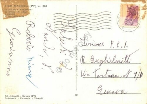 Cartolina Maresca Piscina Le Ginestre vedute varie 1972 | Immagine Gallery 2