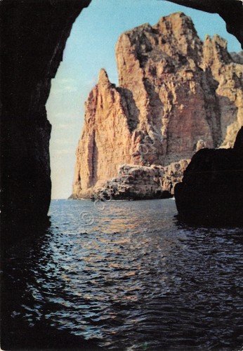 Cartolina Marettimo Isole Egadi Grotta Bombarda (Trapani)
