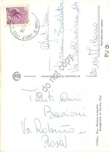 Cartolina Margherita di Savoia Saluti da Vedutine (Altre tematiche)