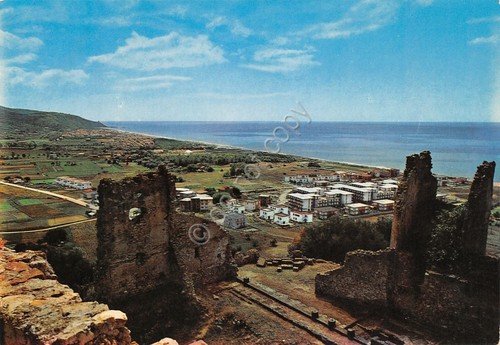 Cartolina Marina di Ascea Panoramica scavi di Velia e paese …