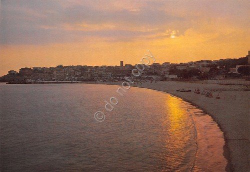 Cartolina Marina di Camerota Baia al tramonto anni '70
