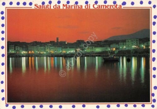 Cartolina Marina di Camerota Notturno dal porto | Immagine principale