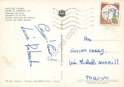Cartolina Marina di Camerota panorama dal porto (Salerno) | Immagine Gallery 2