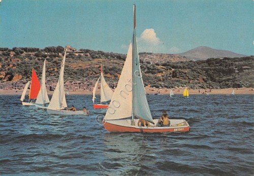Cartolina Marina di Camerota Regata velica Villaggio Happy Camping anni …