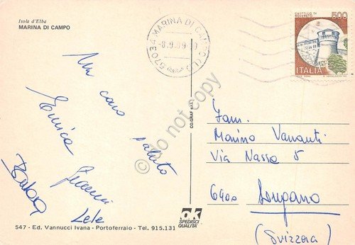 Cartolina Marina di Campo 4 vedute (Livorno) | Immagine Gallery 2