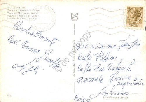 Cartolina Marina di Campo Isola d' Elba vedute (Livorno) | Immagine Gallery 2