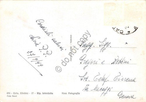 Cartolina Marina di Carrara panorama barche 1949 | Immagine Gallery 2