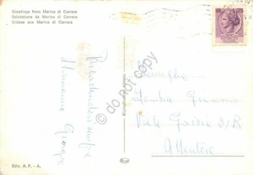 Cartolina Marina di Carrara vedute 1968 (Massa) | Immagine Gallery 2