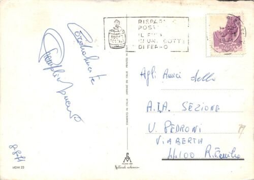 Cartolina Marina di Massa Camping Lilly Pin Up Vedutine