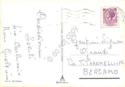 Cartolina Marina di Massa vedute 1972 | Immagine Gallery 2