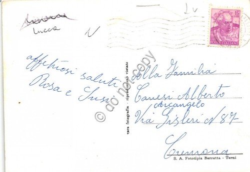 Cartolina Marina di Pietrasanta Tonfano Lungomare e giardini anni '60 … | Immagine Gallery 2