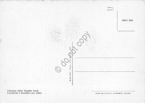 Cartolina Marina di Ravenna Viale Spalato Ville alla spiaggia