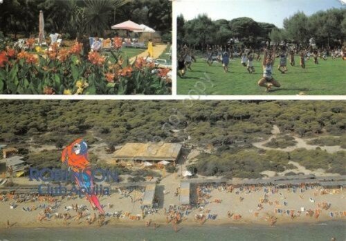 Cartolina Marina di Ugento località Fontanelle Robinson Club Apulia 1983 | Immagine principale