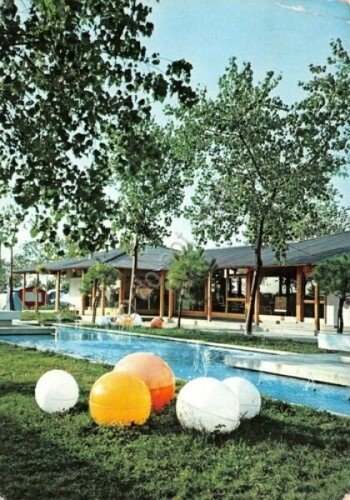 Cartolina Marina di Venezia Camping Punta Sabbioni 1971