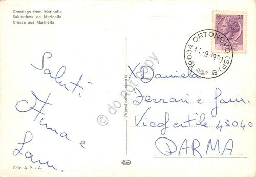 Cartolina Marinella La Spezia 3 Vedute 1970 | Immagine Gallery 2