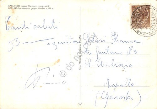 Cartolina Marlengo presso Merano panorama anni '70 | Immagine Gallery 2