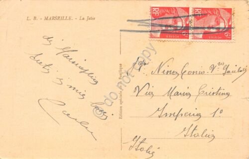 Cartolina Marseille La Jetee