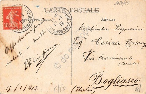 Cartolina Marseille Rue de la Republique 1912 La Samaritaine | Immagine Gallery 2